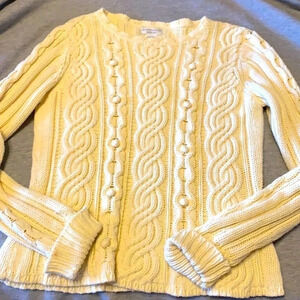 Worthington cream colored sweater size L